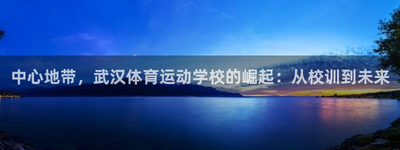 MK体育官网下载开户：中心地带，武汉体育运动学校的崛起：从校